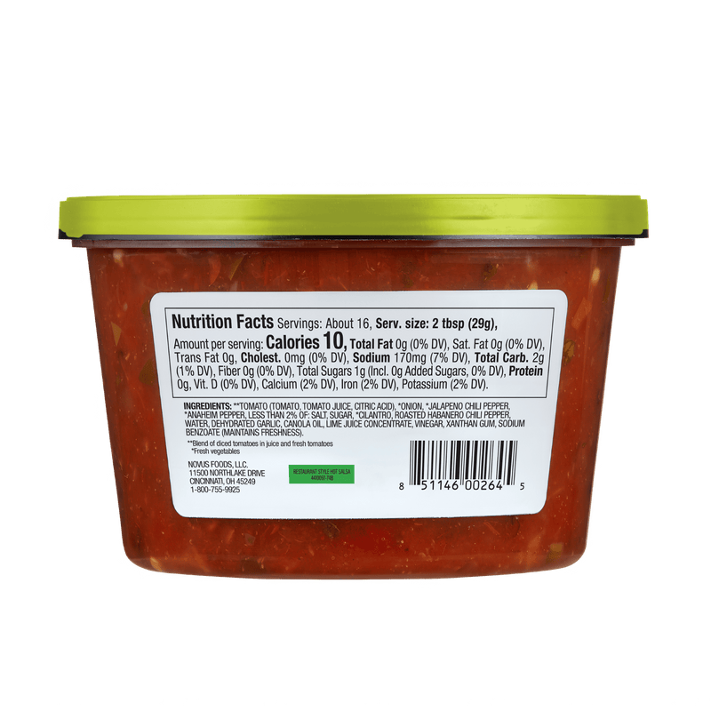 FRESH CRAVINGS Restaurant Style Hot Salsa, 16 oz — photo 2