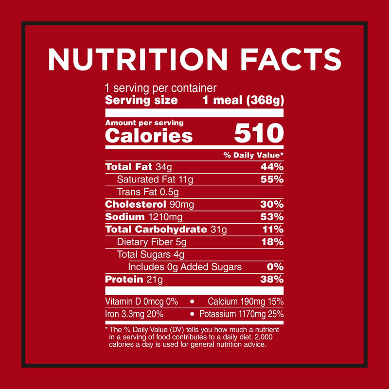 Banquet MEGA Meals Creamy Provolone Salisbury Steak, 21g Protein, Frozen Meal, 13 oz. — photo 2