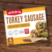 Red's Turkey Sausage Breakfast Burrito, 16 oz. 4 Count (Frozen) — photo 2