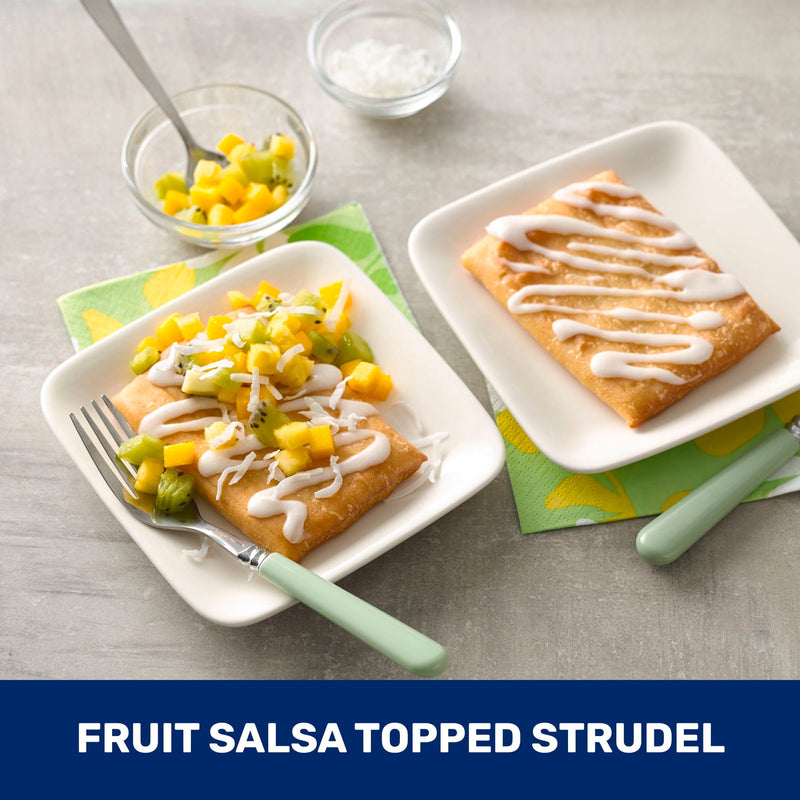 Pillsbury Frozen Toaster Strudel Pastries, Cream Cheese and Strawberry, 6 Count, 11.7 oz — photo 2