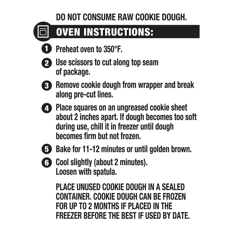 Great Value Ready to Bake Regular Chocolate Chip Cookie Dough, 16.5 oz — photo 3