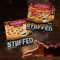 DiGiorno Frozen Pizza Stuffed Crust Pepperoni and Bacon Pizza, 22.8 oz — photo 3