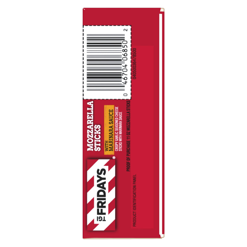 TGI Fridays Mozzarella Sticks Frozen Snacks with Marinara Sauce, 11 oz Box — photo 3