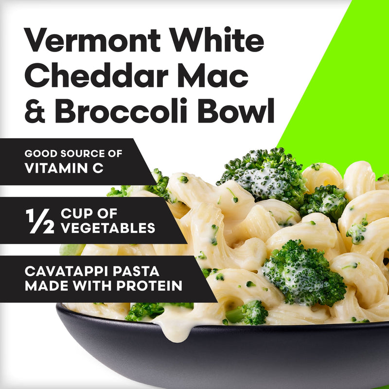 Vital Pursuit White Cheddar Mac & Cheese Broccoli Bowl, High Protein GLP-1 Friendly Frozen Meal, Protein Pasta, 9.5 oz (Frozen) — photo 3