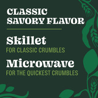 MorningStar Farms Meal Starters Savory Grillers Vegan Crumbles, Meat Free Protein, 16.2 oz Bag — photo 3