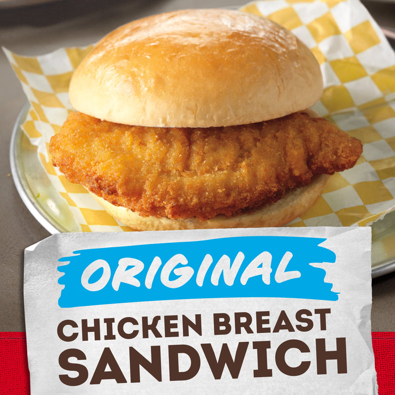 Tyson Original Frozen Chicken Breast Sandwich, 24 oz, 4 Count — photo 3