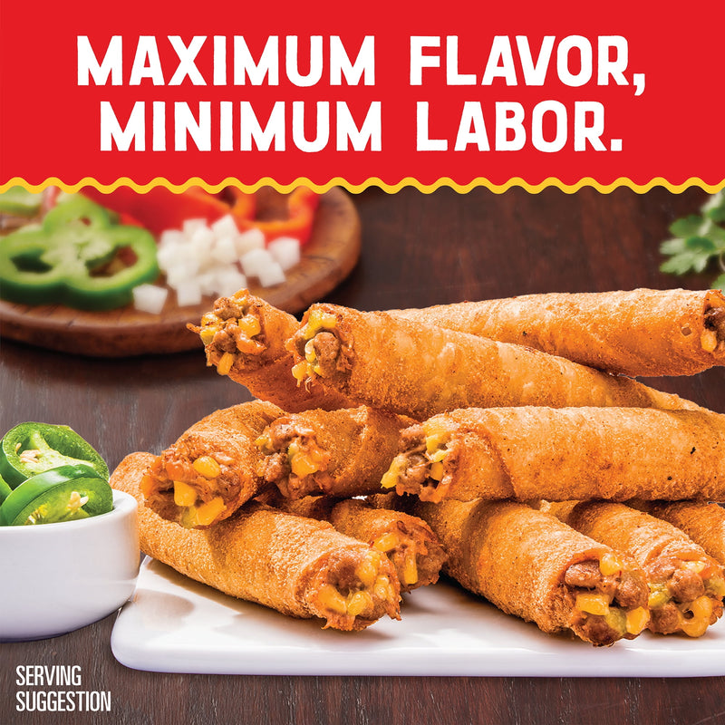 El Monterey Mas Bold Spicy Chipotle Beef Taquitos 20.7 oz, 18 Count (Frozen) — photo 3