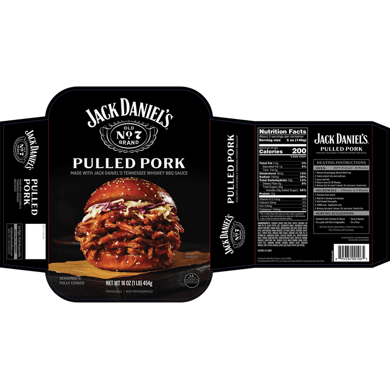 Jack Daniel's Pulled Pork Refrigerated Entrée 16 oz Fully Cooked — photo 3
