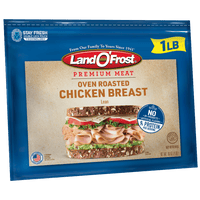 Land O'Frost Premium Sandwich Sliced Fresh Deli Lunch Meat, Oven Roasted Chicken Breast, 1 lb Resealable Pouch — photo 3