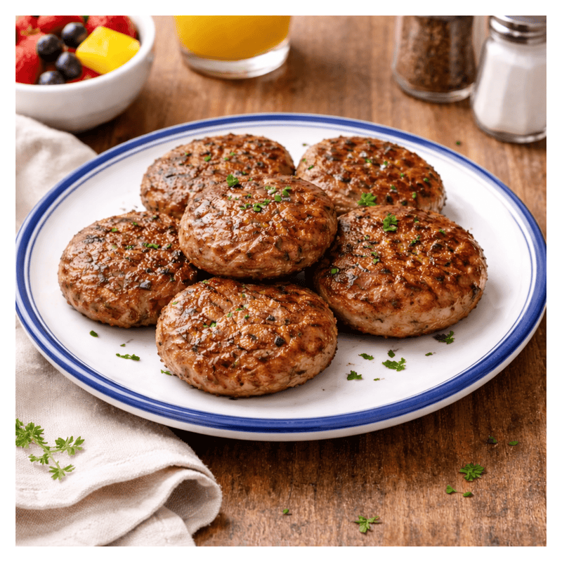 Great Value Fully Cooked Spicy Frozen Pork Sausage Patties, 24.92 oz bag — photo 3