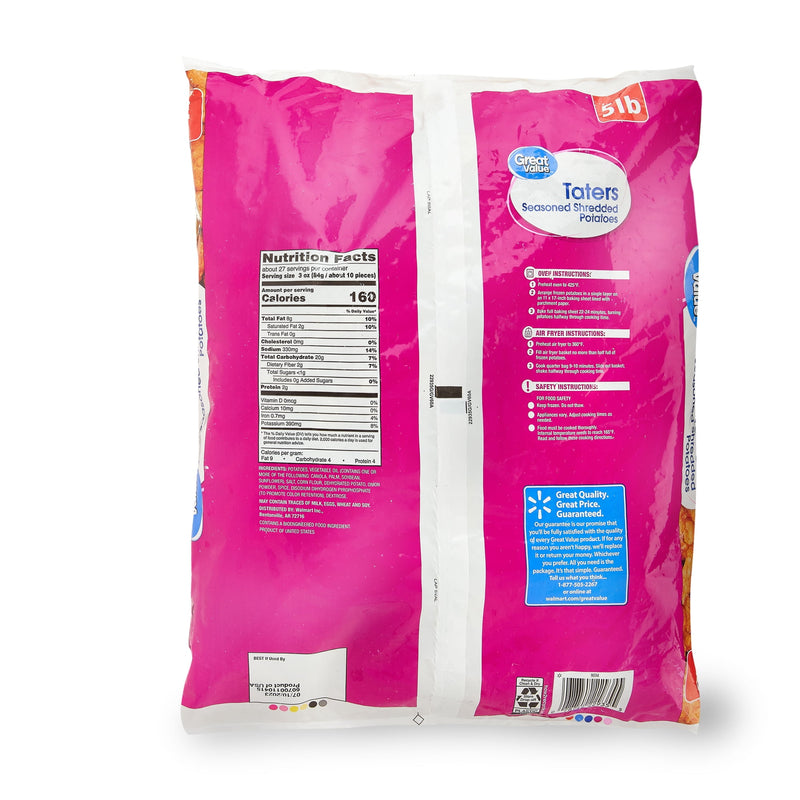 Great Value Tater Tots, 80 oz — photo 3