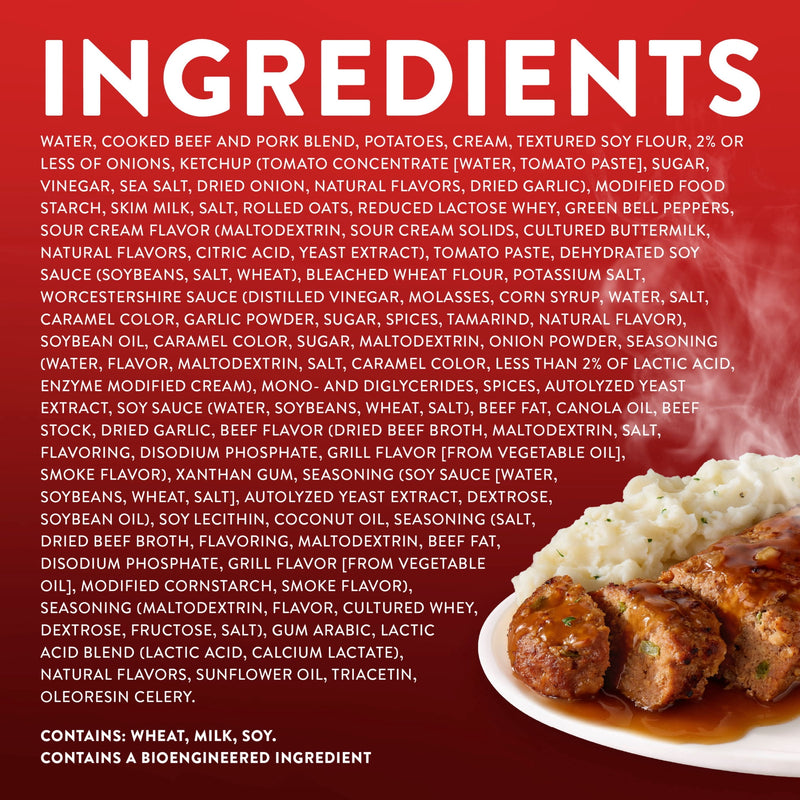 Stouffer’s Classic Meatloaf, Single Serve, Microwave Dinner, Meatloaf Frozen Dinner — photo 3