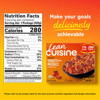 Lean Cuisine Spaghetti with Meatballs, Frozen Meal, 9.5 oz — photo 3