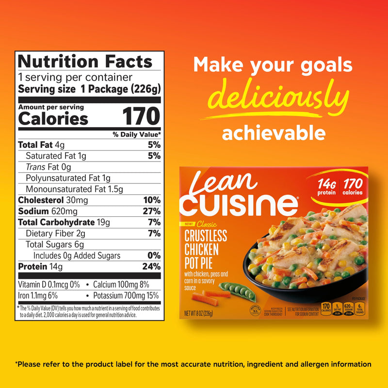 Lean Cuisine Crustless Chicken Pot Pie, Frozen Lunch or Dinner, Frozen Meals 8 oz — photo 3