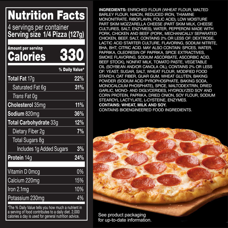Red Baron Pepperoni Brick Oven Frozen Pizza, 17.89 oz — photo 3