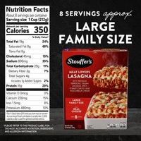 Stouffer’s Meat Lovers Lasagna, Large Family Size, Frozen Lasagna Frozen Family Dinners 57 oz — photo 3