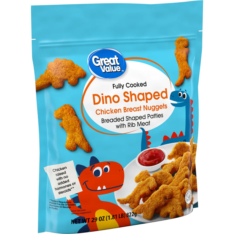 Great Value Dino Shaped Chicken Breast Nuggets, 29 oz (Frozen) — photo 3