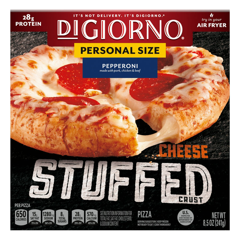 DiGiorno Frozen Personal Size Stuffed Crust Pepperoni Mini Pizza, 8.5 oz — photo 3