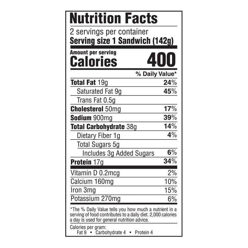 Raybern's Philly Cheesesteak Sandwich 10 oz, 2 Ct (Frozen) — photo 3