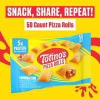 Totino's Pizza Rolls, Combination Flavored, Frozen Appetizers, 50 Rolls, 24.8 oz — photo 3