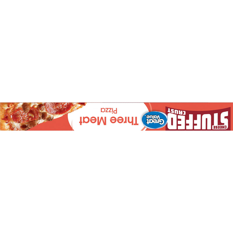 Great Value Stuffed Crust 3 Meat Pizza, Tomato Basil Garlic Sauce, 23.75 oz (Frozen) — photo 3
