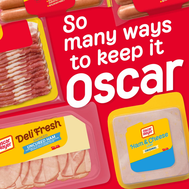 Oscar Mayer Ham & Cheese Meat Loaf Deli Lunch Meat with Real Kraft Cheese, 16 oz Package — photo 3