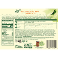 Amy's Frozen Meal, Roasted Poblano Enchilada, Gluten Free Microwave Meal, 9.1 oz — photo 3