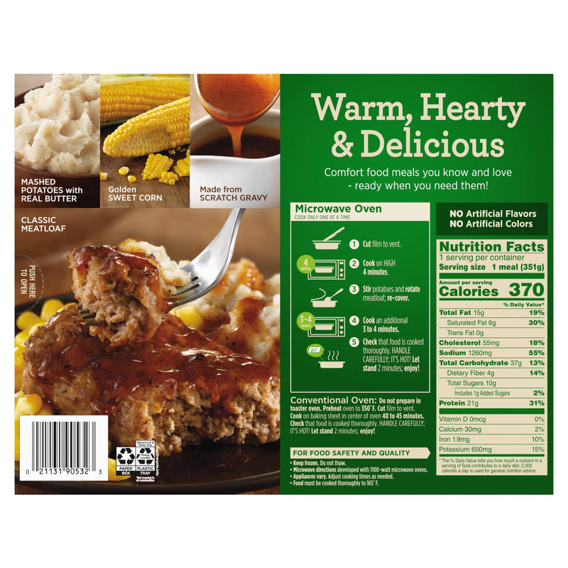 Marie Callender's Meat Loaf & Gravy, Frozen Meal, 12.4 oz. — photo 3