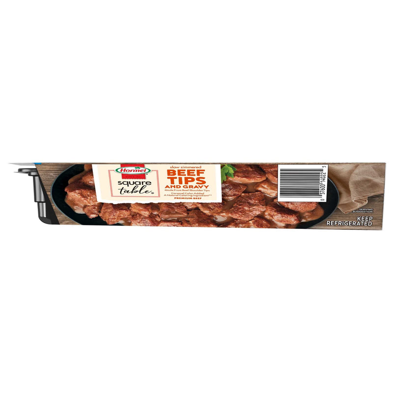 HORMEL SQUARE TABLE Beef Tips and Gravy Family Size Refrigerated Entree, 24 oz Plastic Tray — photo 3