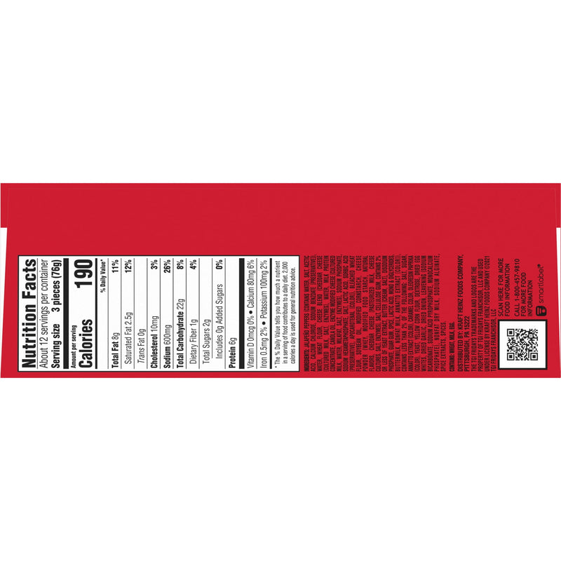 TGI Fridays Frozen Appetizers Cheddar Cheese Stuffed Jalapeno Poppers Value Size, 32 oz. Box — photo 4