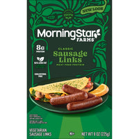 MorningStar Farms Veggie Breakfast Original Sausage Links, Vegetarian Sausage, 8 oz Box — photo 4