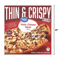 Great Value Thin Crust Philly Cheesesteak Pizza, 17.25 oz (Frozen) — photo 4