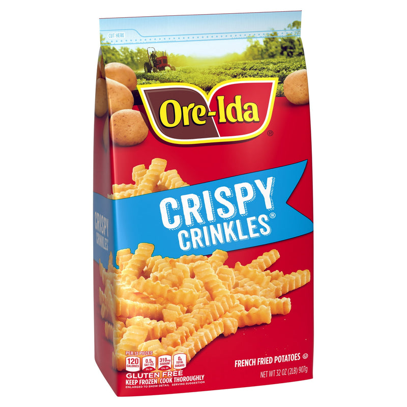 Ore-Ida Crispy Crinkles French Fried Frozen Potatoes, 1 Bag, for Easy Snacks and Dinner Sides, Gluten-Free, 32 oz — photo 4