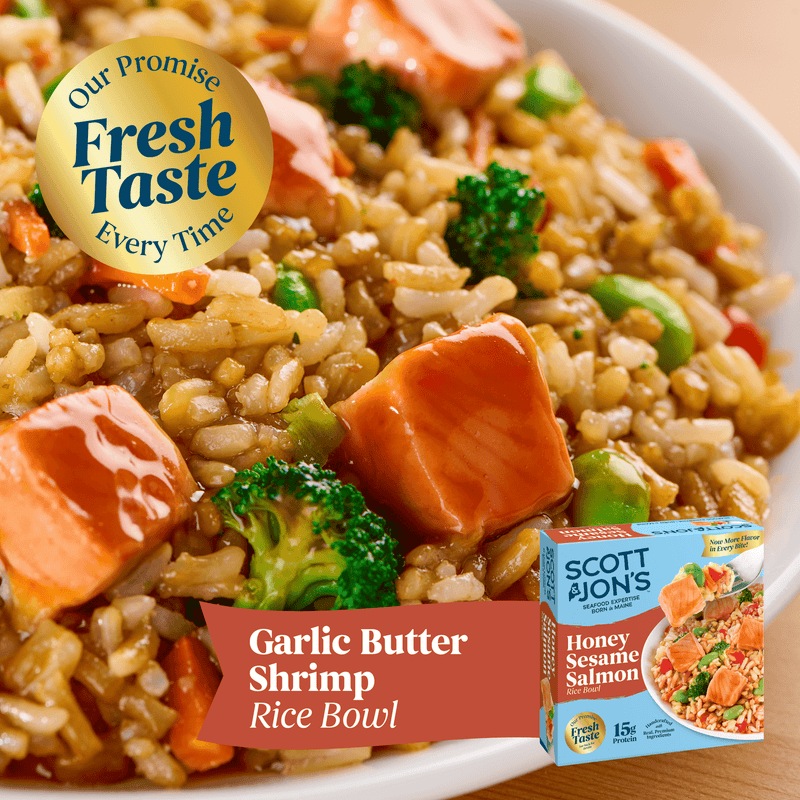 Scott & Jon’s Frozen Meals, Honey Sesame Salmon Rice Bowl, Microwave Meals, Frozen Dinner for One, 9.6 oz — photo 4