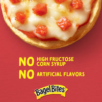 Bagel Bites Mini Pizza Bagel Frozen Snacks, 1 Box, for After-School and Late Night Snacking, Cheese and Pepperoni, No High-Fructose Corn Syrup and No Artificial Flavors, 18 Count — photo 4