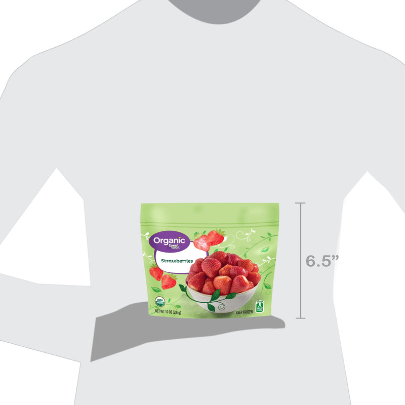 Great Value Organic Whole Strawberries, 10 oz (Frozen) — photo 4