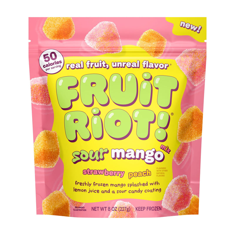 Fruit Riot Sour Candy Mango Mix, Real Frozen Fruit, 8 oz — photo 4