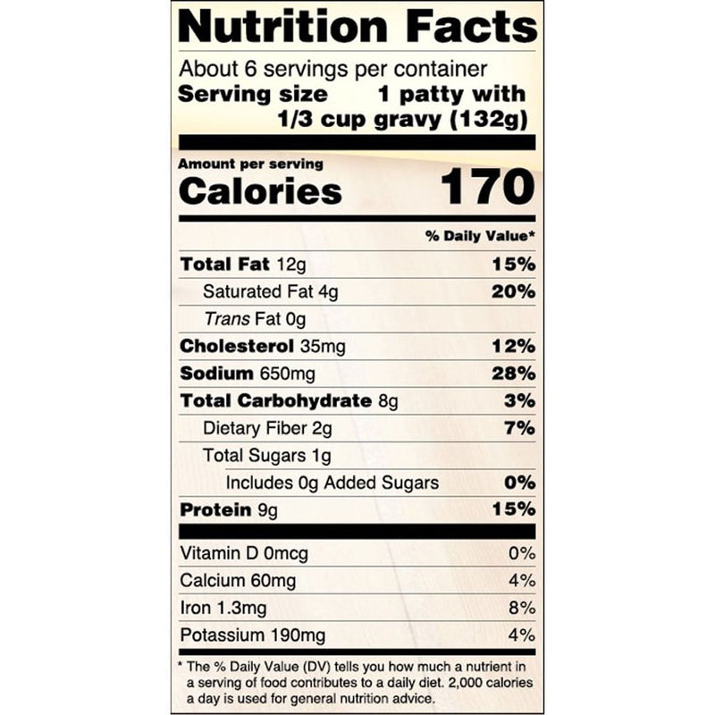 On-Cor Gravy & 6 Salisbury Steaks Entree, Regular 28 Ounce Package Meal, (Frozen) — photo 4