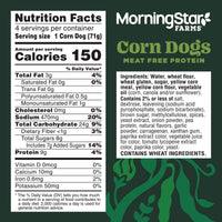 MorningStar Farms Classic Plant Based Corn Dogs, Vegan Snacks, 10 oz, 4 Count Box — photo 4