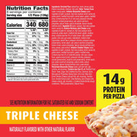 Totino's Party Pizza, Triple Cheese, Thin Crust, 14g Protein, 39.2 oz, 4 Count (Frozen) — photo 4