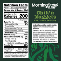 MorningStar Farms Original Plant Based Crispy Chik'n Nuggets, Vegan Chicken, 10.5 oz Bag — photo 4
