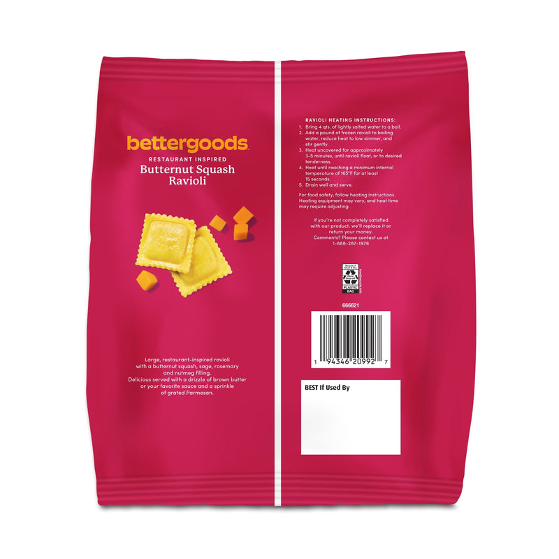 bettergoods Butternut Squash Ravioli, 18 oz (Frozen) — photo 4
