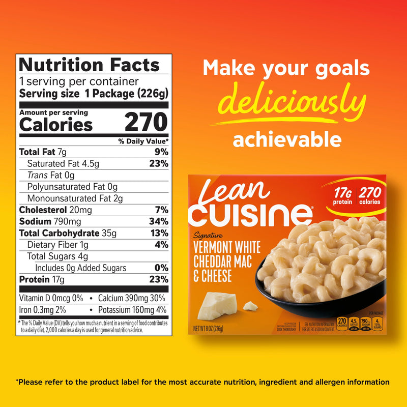 Lean Cuisine Vermont White Cheddar Mac & Cheese, Frozen Meal, 8 oz — photo 4