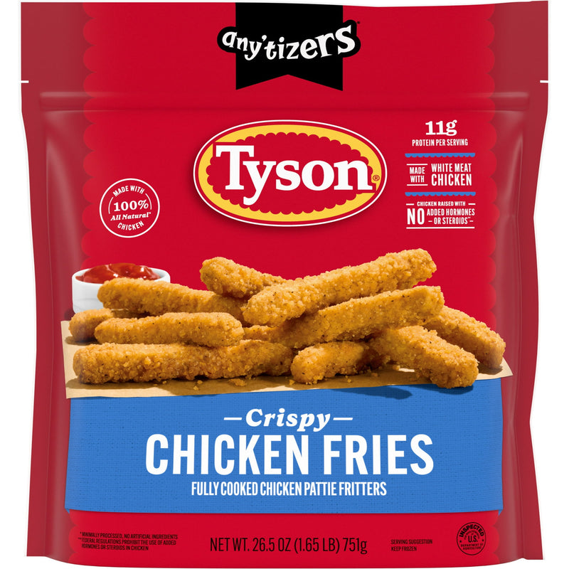 Tyson Any'tizers Frozen White Meat Crispy Chicken Fries, 26.5 oz, 11g Protein per Serving (Fully Cooked) — photo 4