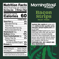 MorningStar Farms Veggie Breakfast Classic Meat Free Bacon Strips, Vegetarian, 5.25 oz Box — photo 5