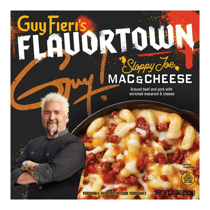 Guy Fieri's Flavortown Sloppy Joe Mac & Cheese, Frozen Meals, 10 oz — photo 4