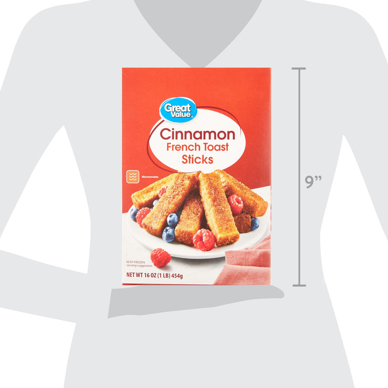 Great Value Cinnamon French Toast Sticks, 16 oz Box (Frozen) — photo 4