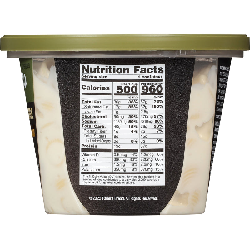 Panera Bread Vegetarian Ready-to-Heat Mac & Cheese, 16 oz Cup (Refrigerated) — photo 4