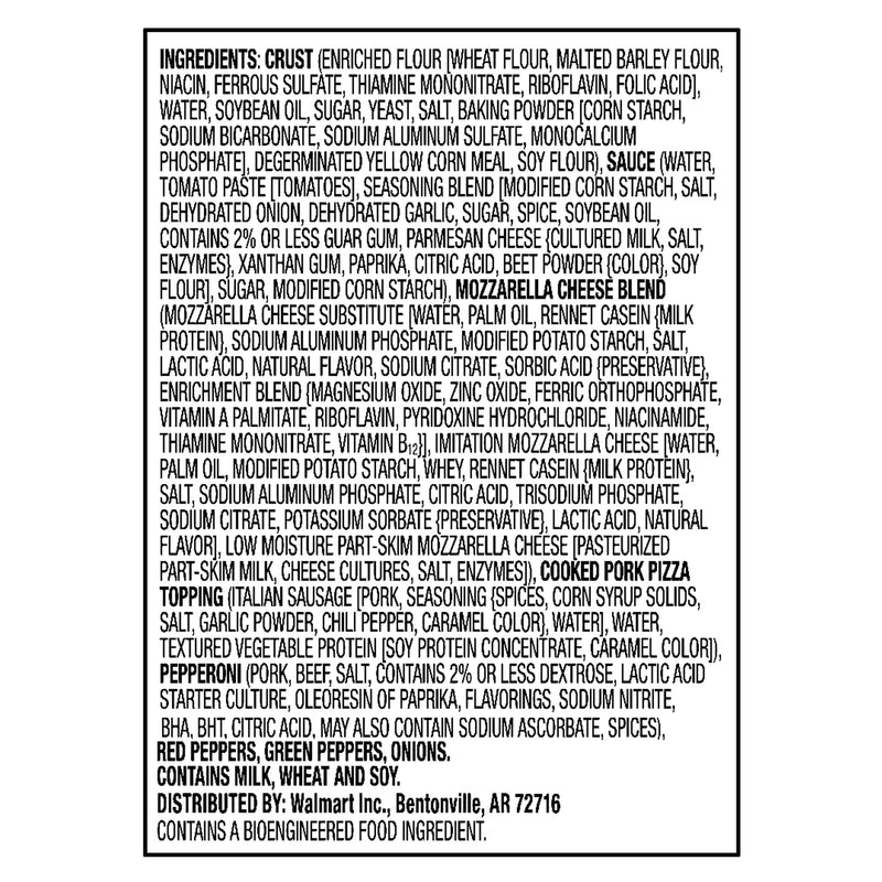 Great Value Microwavable Supreme Pizza, 7.2 oz (Frozen) — photo 4