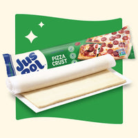 Jus-Rol Family Size Pizza Crust, Pre-Rolled Refrigerated Dough, 14.1 oz, Large Crust for Homemade Pizza — photo 4